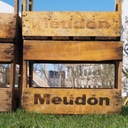 Wooden crate 'Meudon' from the Brasserie de la Marine (ca. 1960)
