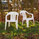 Stackable garden chair in polypropylene by Jardin