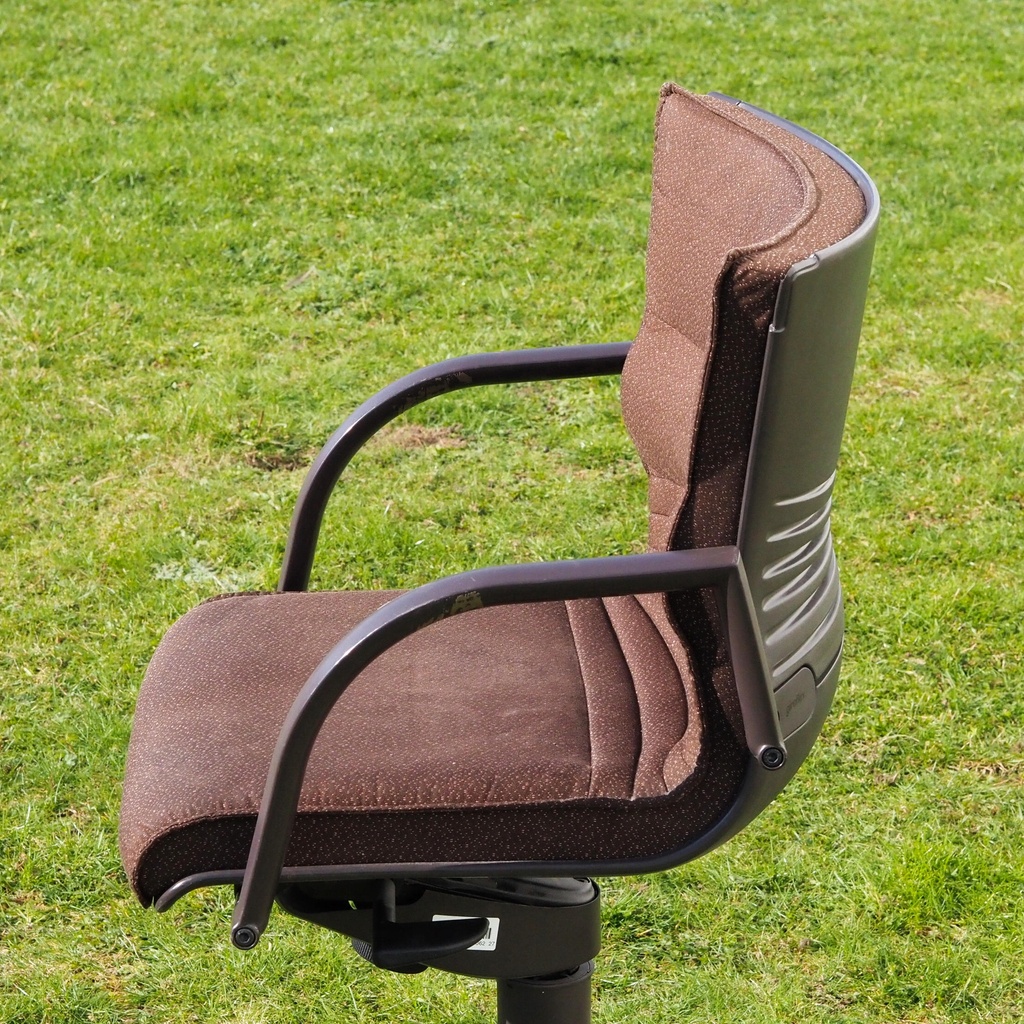 Swivel office chair 'FS 211/8' by Klaus Franck & Werner Sauer for Wilkhahn (ca. 1980) - Grey/Dark grey