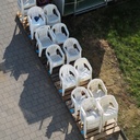 Stackable outdoor chair in polypropylene (various sizes) - Only available in our physical shop