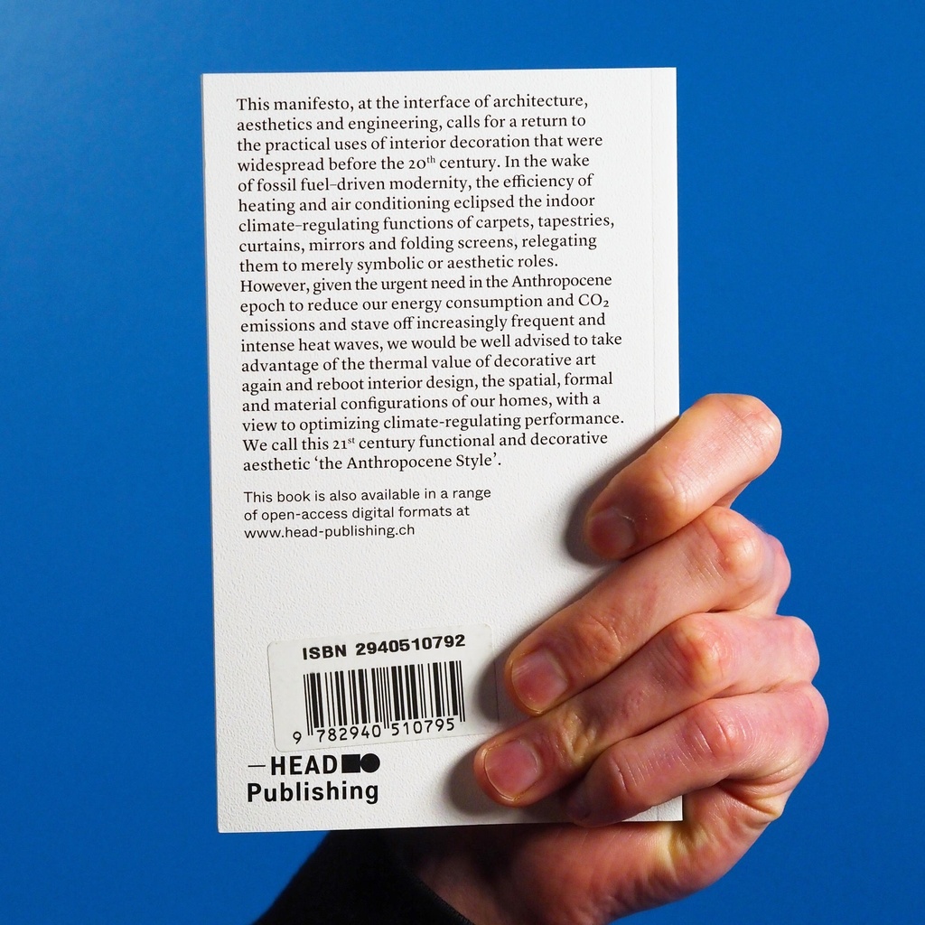 Book 'Le style anthropocène' by Philippe Rahm