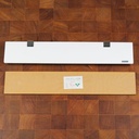 Bathroom shelf in opaline glass by Studio Caprotti