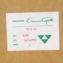 Bathroom shelf in opaline glass by Studio Caprotti