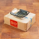 Soap holder in glazed porcelain