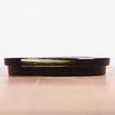 Soap holder in glazed porcelain