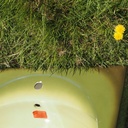 Bathroom sink in ceramic by Adam et Mercier