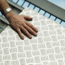 Aluminium checker plate (various sizes) - Only available in our physical shop