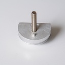 Door stop in aluminium with spacer by KWS