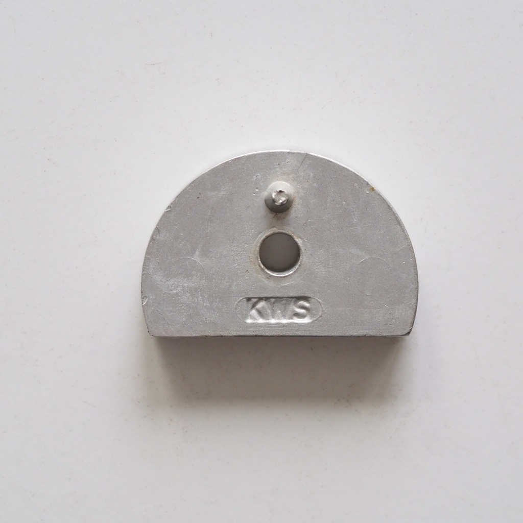 Door stop in aluminium with spacer by KWS
