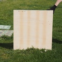 Handpainted glazed terracotta tile from the workshop of Agnès Emery (various sizes) - Only available in our physical shop