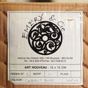 Box of 24 glazed terracotta wall tiles by Emery&Cie (15 x 15 cm) - Cobalt blue