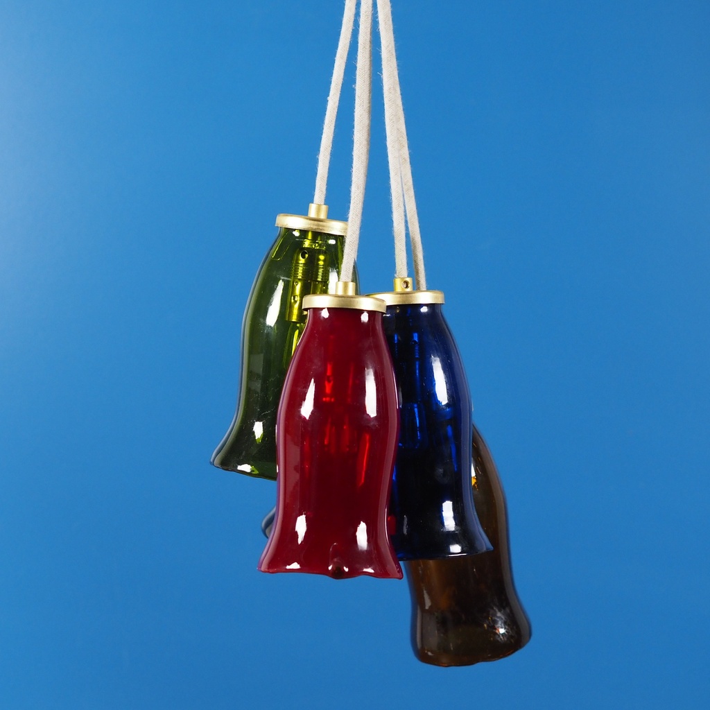 Hanging light 'Tilda' in opaline glass (various colors)