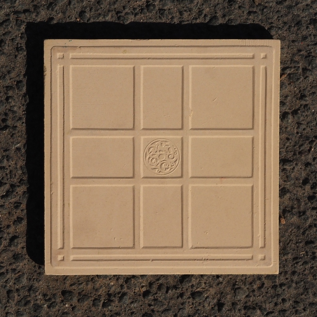 Box of 5 handmade wall tiles by Emery&Cie (30,5 x 30,5 cm) - Blue glass
