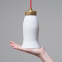 Hanging light 'Tilda' in opaline glass (various colors)
