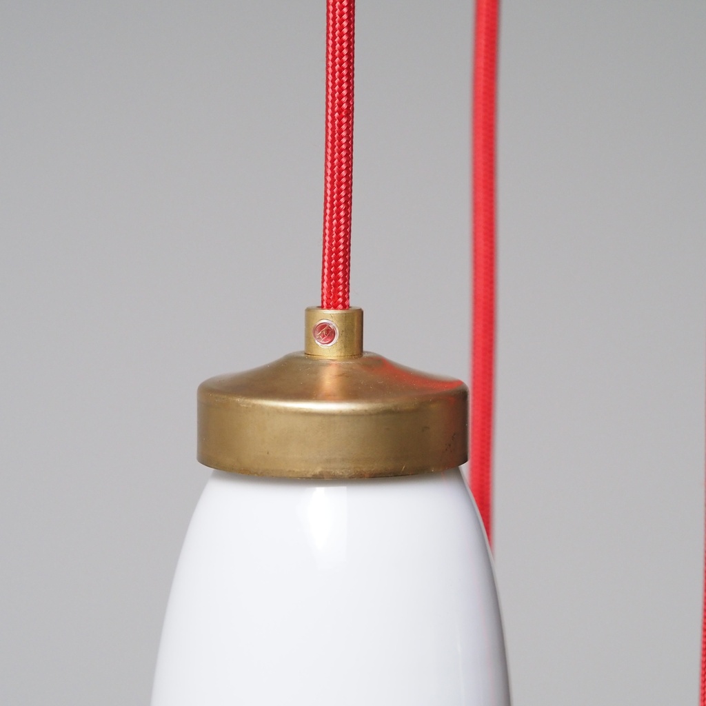 Hanging light 'Tilda' in opaline glass (various colors)