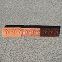 Handpainted glazed terracotta tile from the workshop of Agnès Emery (various sizes) - Only available in our physical shop