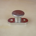 Cabinet knob in aluminium