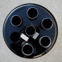 Black coat and umbrella rack by Paolo Orlandini & Roberto Lucci for Velca Legnano