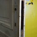 Painted wooden door (H 226 cm x W 86,8 cm) - Right