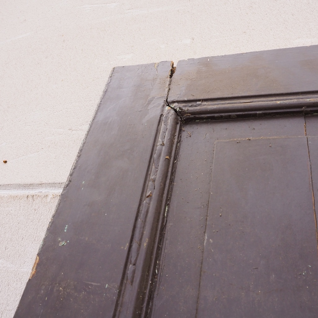 Door in painted wood (W. 89 x H. 224,5 cm) - Left