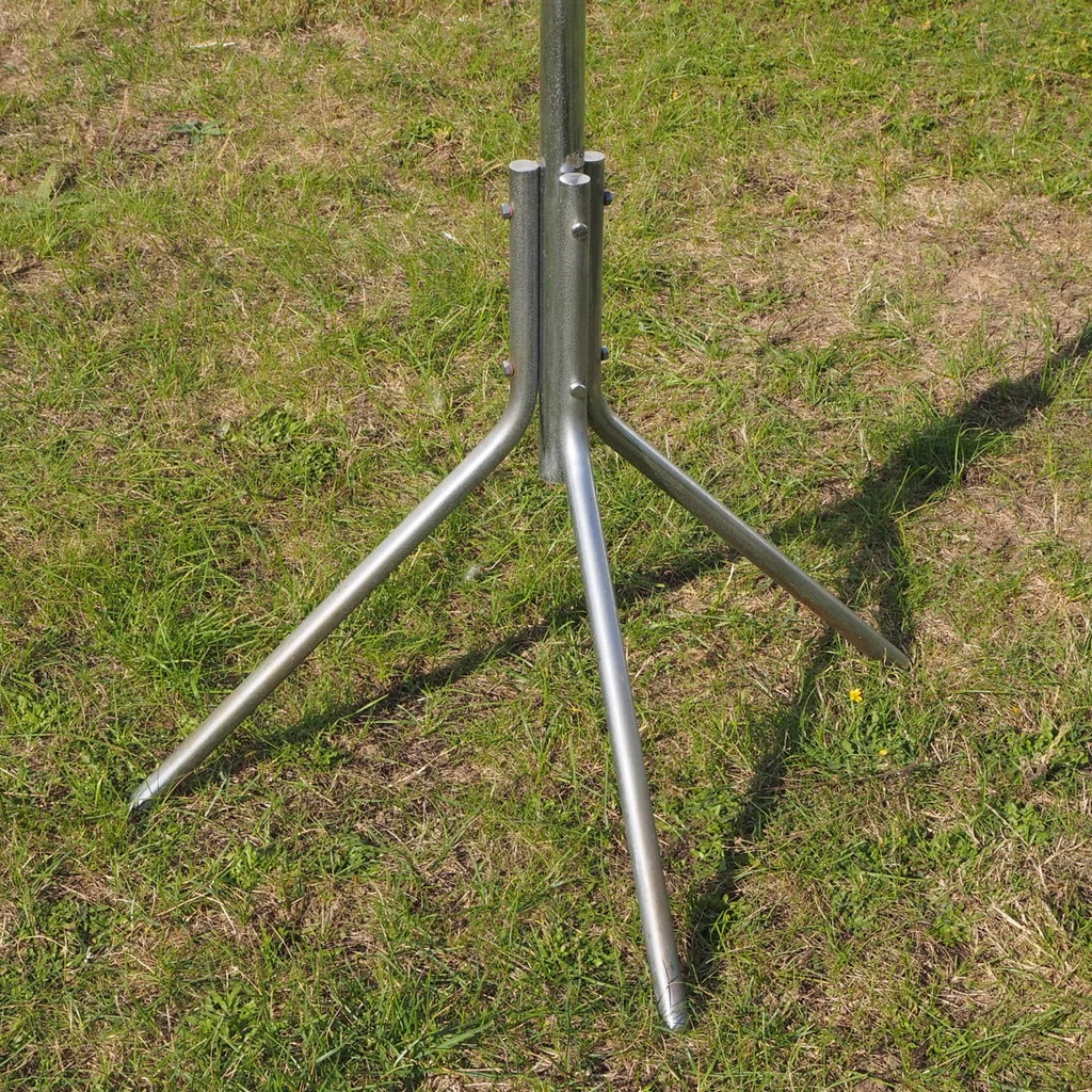 Coat rack in chromed steel