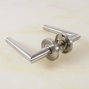 Door lever in stainless steel