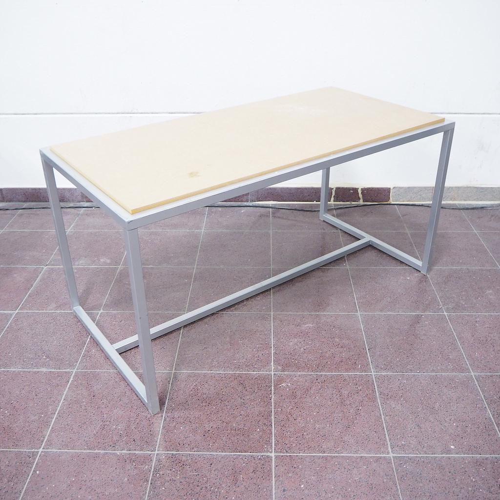 Short metal table