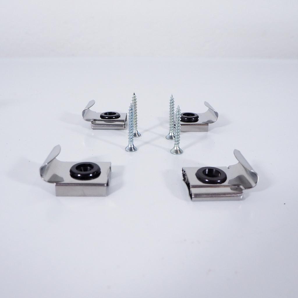 Mirror fastener square (4pc)