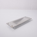 Inset aluminum cabinet handle (Length : 12 cm)