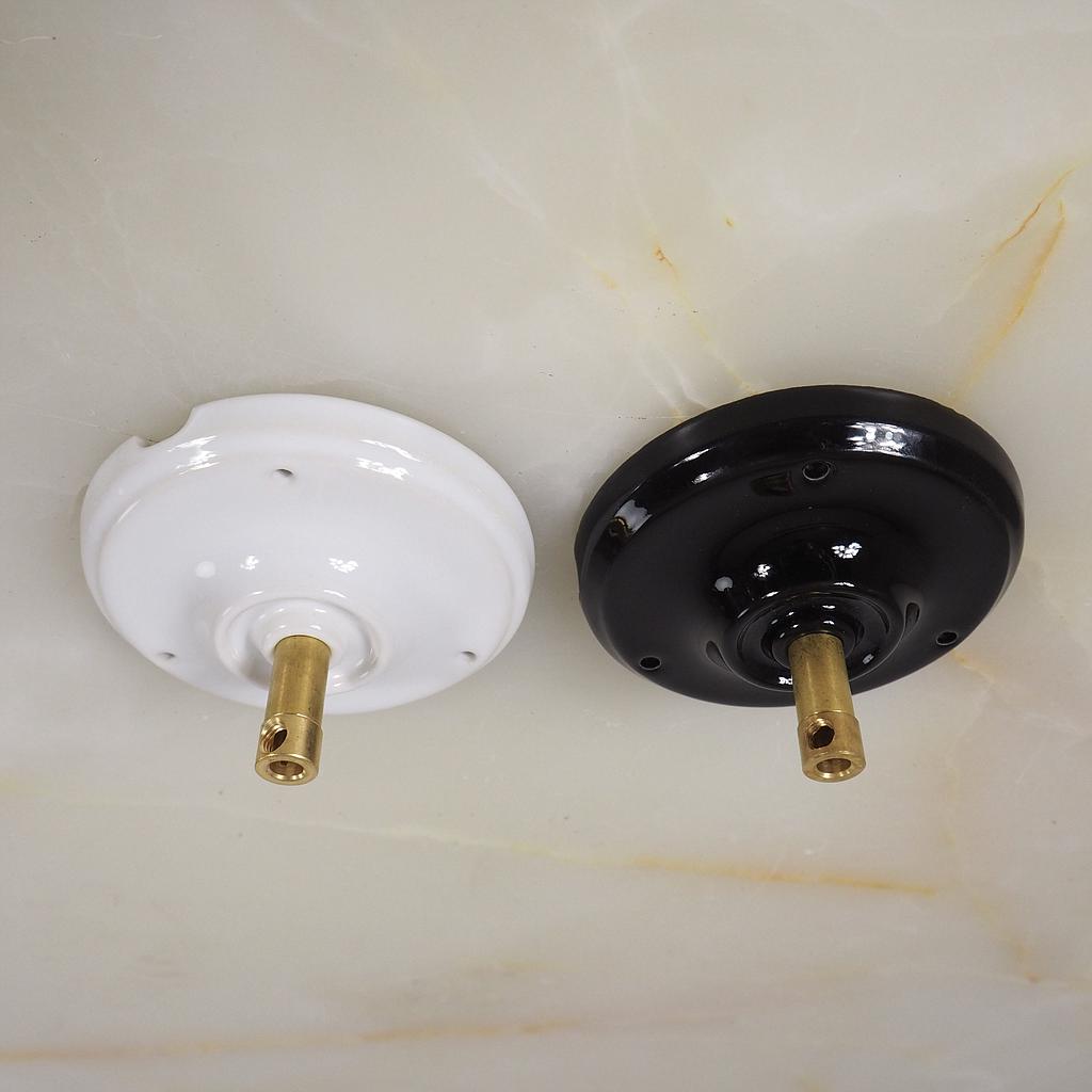Ceiling cap in porcelain (Black or White) new