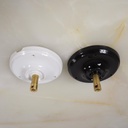 Ceiling cap in porcelain (Black or White) new