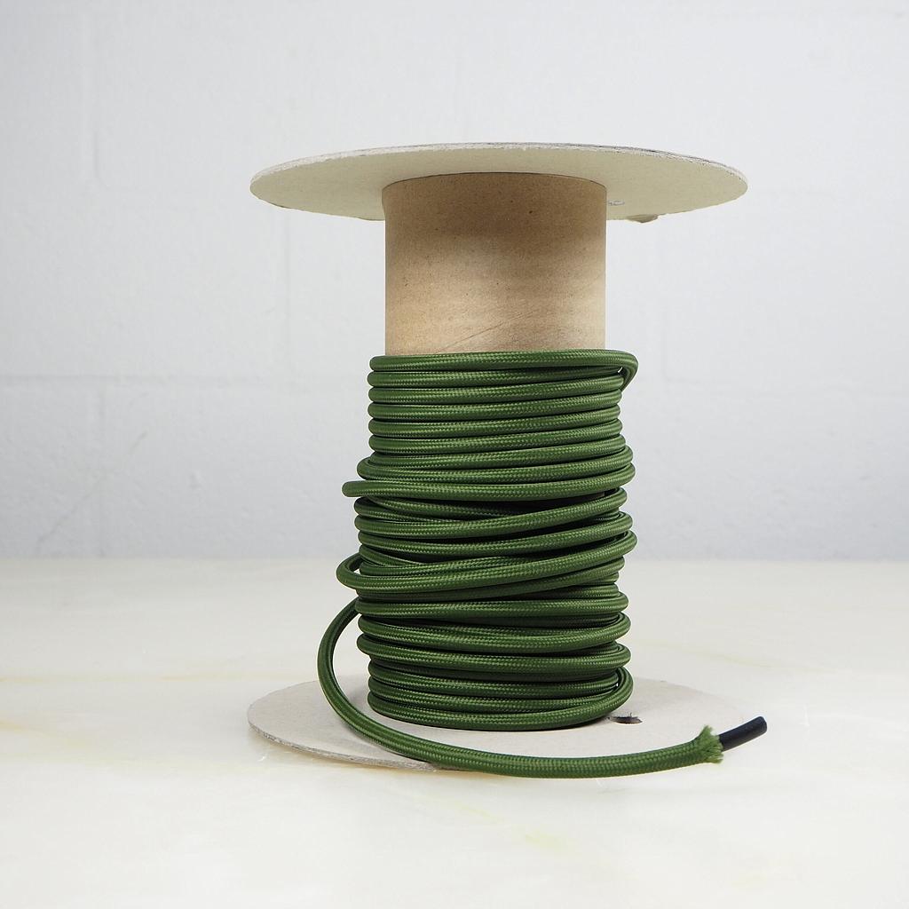 Textile cable (BOTTLE GREEN) - 1,2 m included in the price