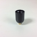 Bakelite and Brass E27 socket