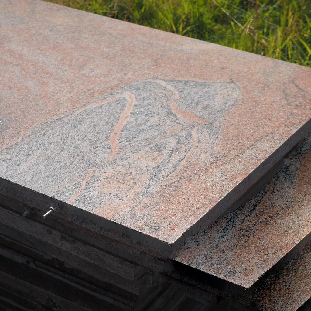 Indian Juparana gneiss slabs (various sizes) - Only available in our physical shop