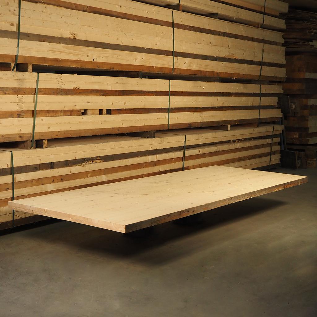 Glued laminated timber panel (±342 x 99,5 cm) - 5,5 cm thick