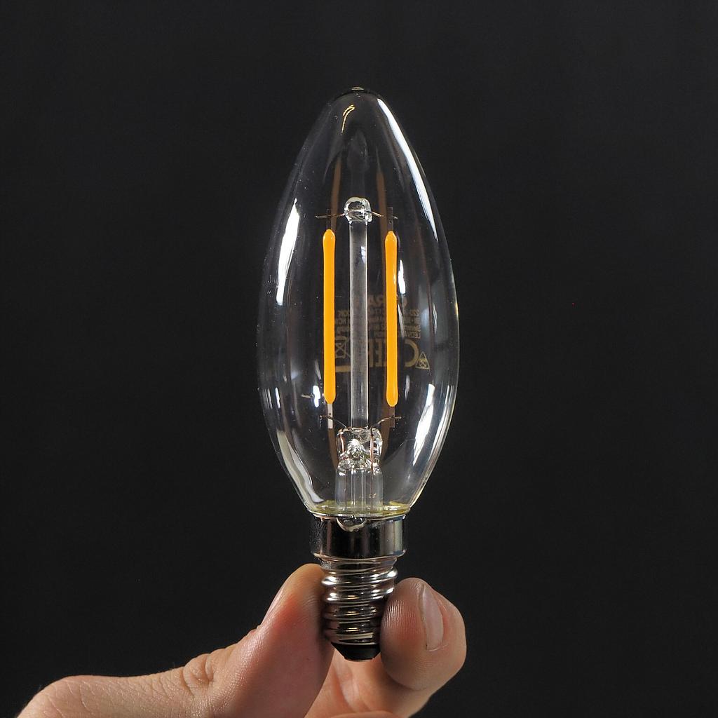 Bulb "Ledvance classic 40W clear filament glass Dimmable" (E14) Energy class B