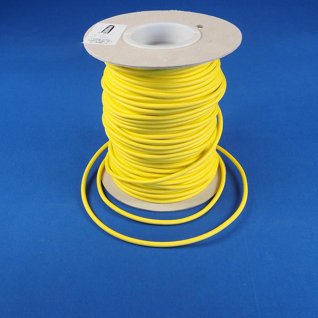 Electrical textile cable 3*0,75 (YELLOW)