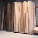 Rind panels in reclaimed glued laminated timber (various dimensions) - Only available in our physical shop