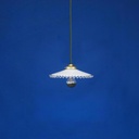 Hanging light 'Inga' with shade in opaline glass