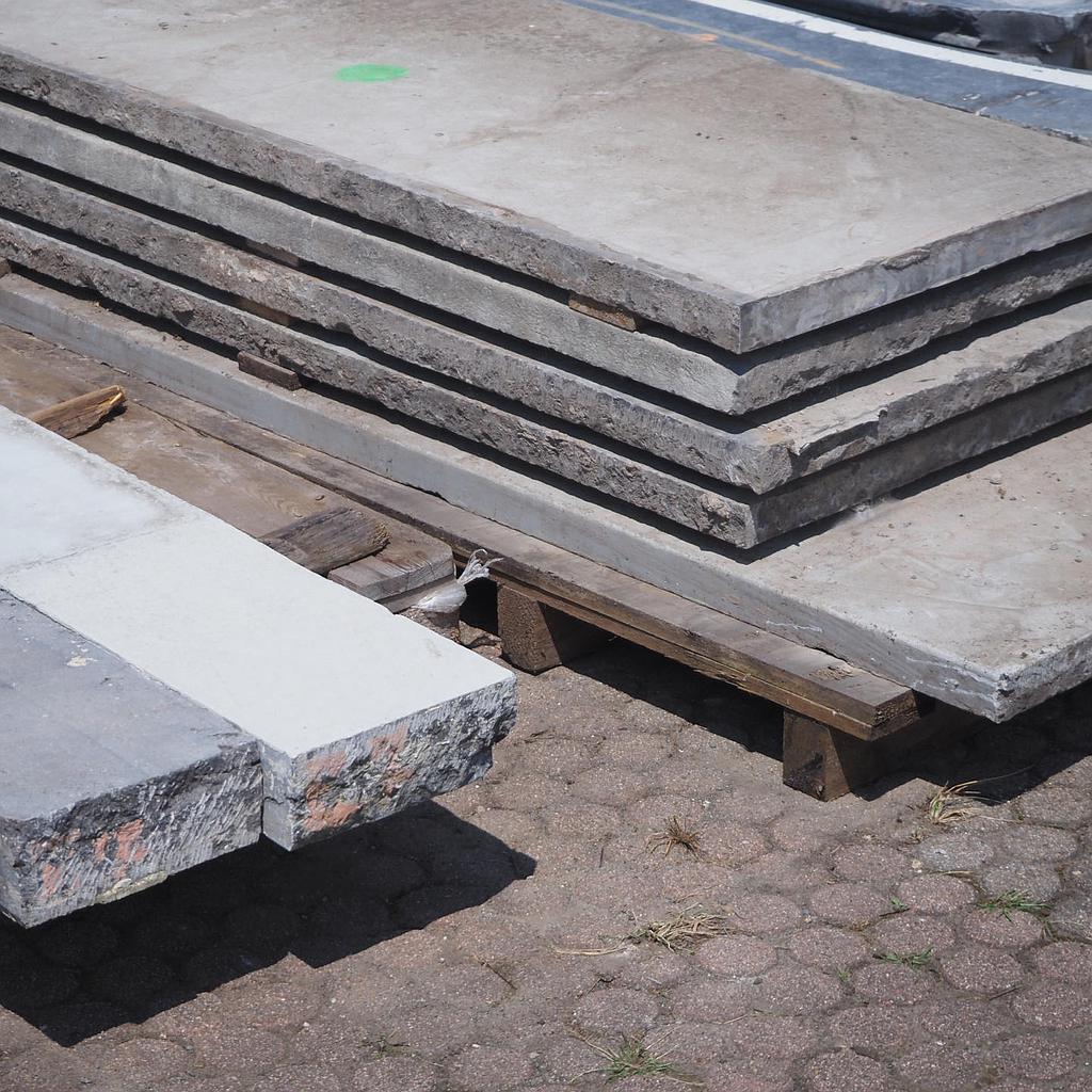 Miscellaneous blue limestone slabs from KANAL-Centre Pompidou - Only available in our physical shop