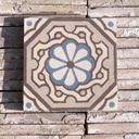 Reclaimed ceramic tiles by Saint Ghislain (14 x 14 cm) - Sold per m2