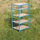 Shelf in epoxy coated steel (200 x 106 cm)