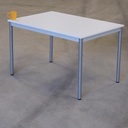 Table with laminated tabletop and powder coated steel legs (120 x 80 cm)