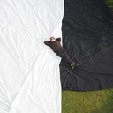 Flame retardant fabric 'Cyclo 200' by ShowTex (black) - Only available in our physical shop