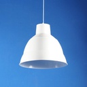 Hanging light 'Cabasa' in white lacquered steel by Serax