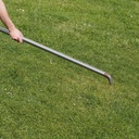 Handrail in brushed stainless steel and sand-cast bronze by Jules Wabbes from the Générale de Banque