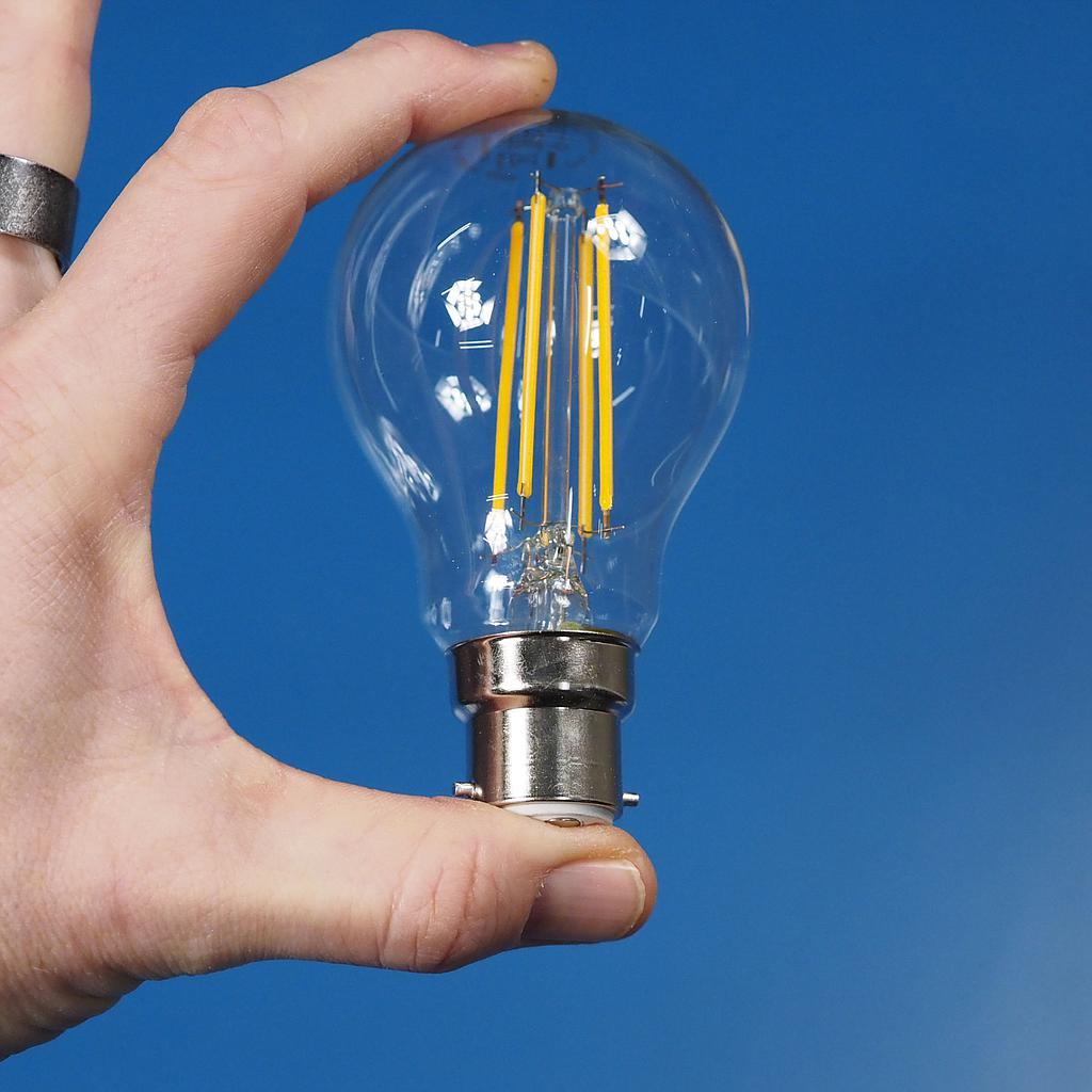 Bulb 'Ledvance classic A60' - Clear filament glass dimmable (B22d)