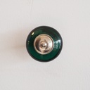 Glass cabinet knob with rosette by Emery&Cie (⌀ 5,5 cm)