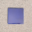 Box of 24 glazed terracotta wall tiles by Emery&Cie (15 x 15 cm) - Cobalt blue