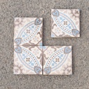 Reclaimed ceramic tiles by Saint Ghislain (14 x 14 cm) - Sold per m2